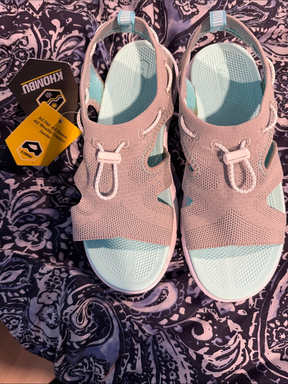 Khombu Knit Sport Sandals Wilma Model BNWT - Picture 2 of 6